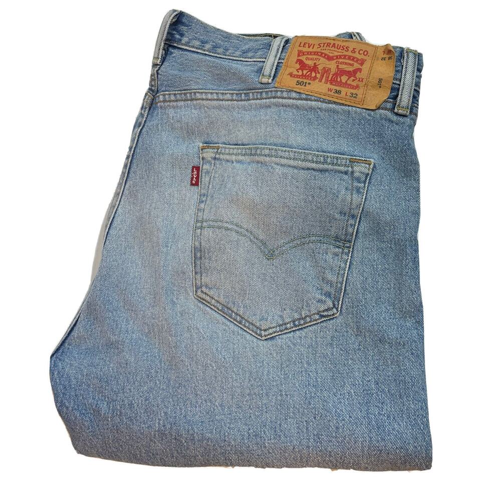 Levi Button Fly 501 38x32